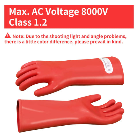 Heavy Duty Insulated Electrician Gloves Class 1 Astm Dielectric High Voltage Electrical Safety Gear Waterproof Grease Resistant Leather Proven To Crush The Daily Grind Offer 8000V Ac Rugged Protection