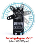 Low Profile Programmable Brushless Digital Servo For 1/10 Scale Drift Cars, 55kg Torque, 0.09s Fast Speed, Full Metal Gears