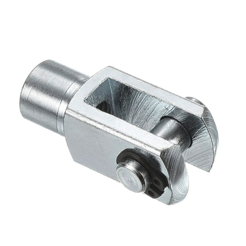 Heavy Duty Air Cylinder Rod Clevis End Y Connector 2 Pack With Female Thread M8x1.25, 42mm Length, low-carbon steel