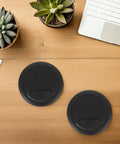 Dope 20Pc Black Desk Cable Wire Grommet Kit For Office And Home That Slaps Hard With Simple Installation To Keep Your Cables Organized And Outta Sight While Rocking A Tough Abs Plastic Round Hole Cover Design, black round desk grommets
