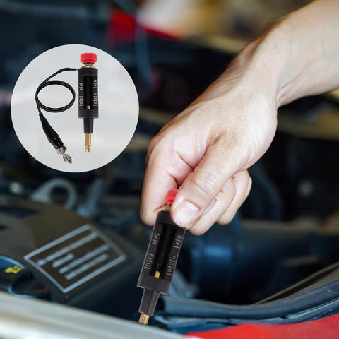 Using Spark Plug Tester Kit With Adjustable Ignition Coil System Pro Grade Coil Pack Tester Spark Checker Tool on engine
