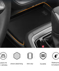 Subaru Crosstrek Wireless Charging Protective Pad For 2024 2025 2026 Center Console Anti Slip Mat installed in vehicle interior