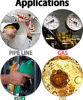 Applications of Stainless Steel Reducer Hex Bushing Pipe Fitting: pipeline work, gas gauges, fuel pumping, and oil mixing.