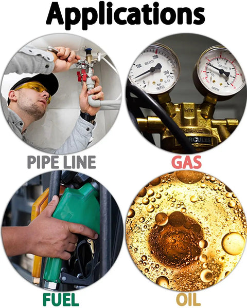Applications of Stainless Steel Reducer Hex Bushing Pipe Fitting: pipeline work, gas gauges, fuel pumping, and oil mixing.