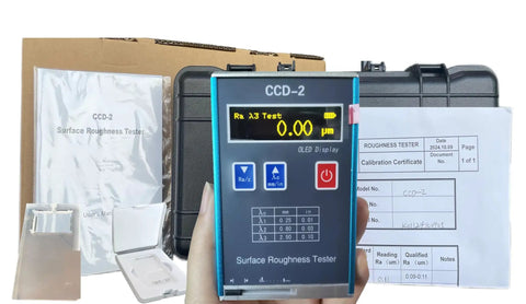 Handheld Surface Roughness Tester And Profilometer With USB Data Output Real Time Monitoring For Quick Roughness Readouts