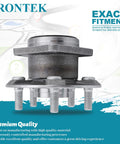 Rear Wheel Hub And Bearing Assembly 512218 Compatible With Pontiac Vibe Toyota Celica Corolla Matrix 2000 2009 5 Lug 2 Pack