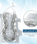 2 Pack Dryer Heating Element Replacement DC47-00019A Direct Fit For DV45H7000EW A2; galvanized steel NiCr coil shown