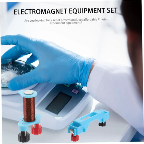 Two Sets Electromagnet Experiment Kit For Kids DIY Physics Lab Tools with electromagnet equipment and digital scale
