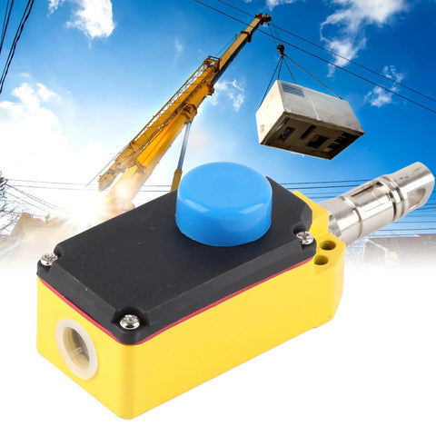 Industrial Pull Rope Safety Switch With Cord Cable Single Phase 380V in industrial crane setup