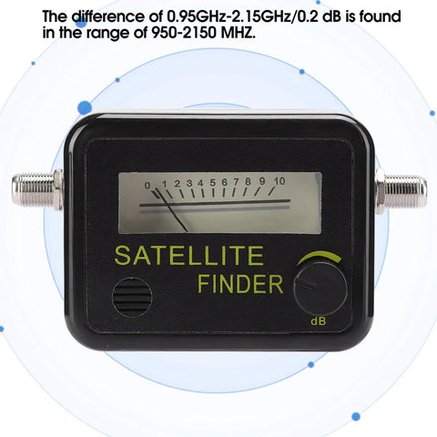 Portable Satellite Signal Strength Finder Pro with clear digital screen for Directv Dish Alignment and Antenna Setup 950 2150 MHz