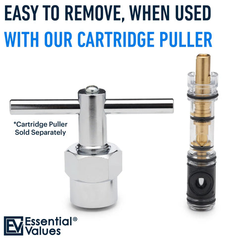 1225 Replacement Faucet Cartridge For One Handle Kitchen And Bathroom Sinks with cartridge puller