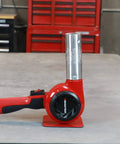 Pro Grade Industrial Heat Gun With High Airflow And Quick Change Plug In Heating Element for 1200F on workbench