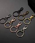 Heavy Duty 100 Piece Swivel Clasp Kit With Snap Hooks And Keychain Rings For Jewelry Making featuring assorted snap hooks and rings.