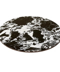 Top Tier Sintered Stone Lazy Susan Turntable featuring a smooth operator 360 degree quiet spin in sleek black stone design.