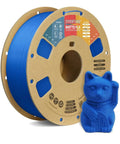 Matte Blue PLA Filament 1.75mm 1Kg Spool For Easy No Fuss 3D Printing Low Warping Frosted Matte Finish with 3D Printed Cat