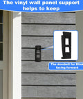 Doorbell Camera Mount For 2nd Gen Video Doorbell, Anti Theft Ring Holder, Adjustable Corner Wedge With Screw Kit, quick install on 4 inch vinyl siding.