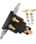 Starter Relay And Solenoid Switch For Mercury Mercruiser Outboard Motors 8HP-115HP 12V with mounting brackets and connectors