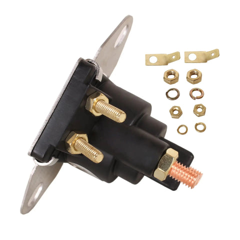 Starter Relay And Solenoid Switch For Mercury Mercruiser Outboard Motors 8HP-115HP 12V with mounting brackets and connectors