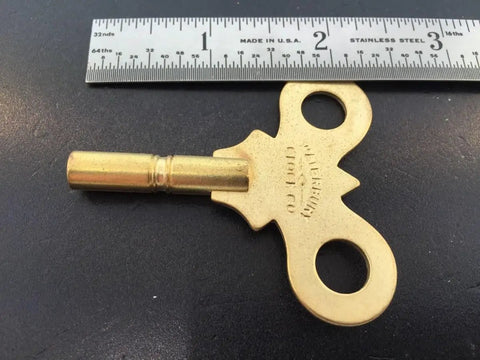 Antique Clock Key N6 Replacement Part Three Point Six Millimeter Solid Brass DIY Clock Assembly Kit With Durable Parts And Precision Tools