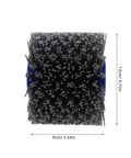 Buffing Wheel Replacement For Wood Furniture And Doors Pro Grade Nylon Fiber Polishing Wheel Brush 60 Grit, dimensions shown