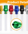 Six Pack Gas Cap Vent Tube Kit For Motorcycles And ATVs Aluminum Breather Hose Fuel Tank Vent Six Color Set front view