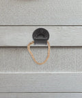 Vintage Black Iron Rope Cabinet Pulls Set for Rustic Kitchen Drawers and Doors with Metal Loop Knobs Retro Cupboard Hardware