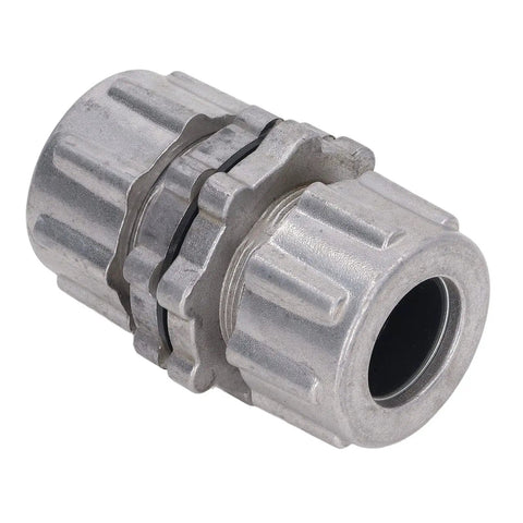 1-Inch Aluminum Alloy Dust Remover Pipe Connector And Solenoid Pulse Valve Quick Adapter For Industrial Dust Collection Systems, silver aluminum connector