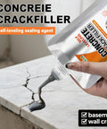 Rugged Hybrid Driveway Transition Mastic With Heavy Duty Concrete Crack Filler, sealing wall crack with smooth application.