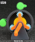 DIY Mechanical Gear Transmission System Principle Kit Planetary Gear Model showing colorful gears, size 17cm x 16cm