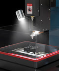 Magnetic IP65 Waterproof Led Work Light With Flexible Gooseneck illuminating lathe machine, durable construction visible