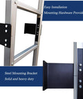 Basement Window Well Ladder 10 Rung 9ft Heavy Duty Aluminum Fire Escape Ladder With 300 Lb Load Capacity Humidity Resistant Egress Ladder For Bunk Beds And Emergency Exit Weatherproof Industrial Grade with steel mounting brackets