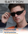 Man wearing 50 Pack Tinted Safety Glasses With Scratch And Impact Resistance Dark UV Protective Lenses for Construction