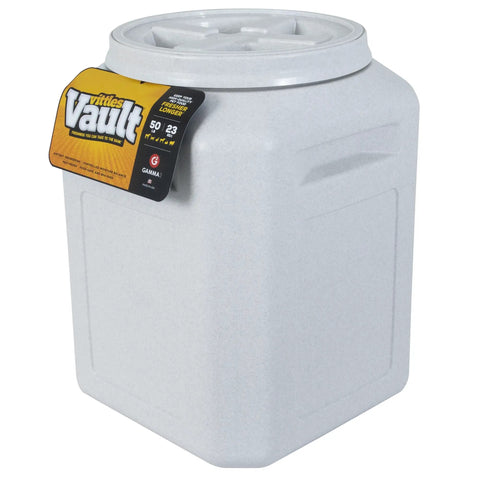 Heavy Duty Airtight Pet Food Storage Container With Bonus Scoop Holds Fifty Pounds Dry Kibble Locks Out Pests Smooth Keeps Every Batch Crispy Fresh Ready To Scoop Any Time Now