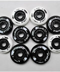 High Performance Inline Skate Wheels Set 72mm 76mm 80mm 85A For Indoor Outdoor Use Replacement Rollerblade Wheels With Preinstalled Bearings 8 Pack