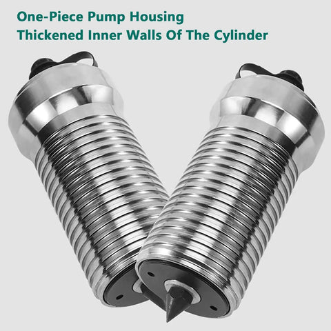 Close-up of cylinders from Beefed Up Hydraulic Gear Puller Kit 5 To 50 Ton With Two Or Three Jaw Bearing Pullers And Manual Pump