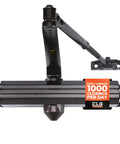 Built Tough Heavy Duty Commercial Door Closer DC7016 Surface Mounted Grade 1 shown in dark bronze with adjustable arm.