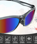 Close-up of 12 Pack Wraparound Safety Glasses Goggles ANSI Z87.1 Impact Resistant Scratch Resistant Protective Eyewear Green Lightweight
