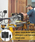 Automatic Vacuum Switch With Dual Power Outlets And Smart Delay Timer Kicks In Smooth to dodge breaker tripping in use with a table saw.