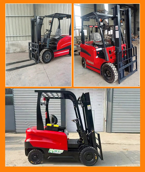 Smooth Operator Electric Forklift Powered By Hydraulic Lifting Mast And Wide Safety Arch designed for harbor dock cargo loading.