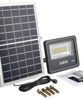Spot Lighting 30W 1000 Lumens Led Solar Powered Flood Lights with Rf R,，，, solar panel, light, remote control, installation accessories.