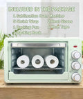 22 Liter Sublimation Oven For Crafting Mugs Tumblers Water Bottles With 110 Volt 1500 Watt Convection Heating, showcasing included accessories.
