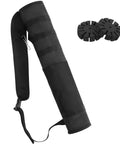 Lightweight Back Archery Quiver With Foldable Compact Hip Bag Dual Use Design Padded Strap Molle System And Pocket 2 Round Arrow Holders