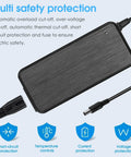 Close-up of 36V 6A Power Supply GaN Adapter Delivers 216W High Efficiency For Amplifiers, Active Speakers, LED Strips, And 3D Printers