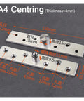 Heavy Duty Stainless Steel Pivot Hinges Set Of Ten Rock Solid Invisible Door And Cabinet Hardware dimensions and design details.