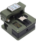 Gowenic Fiber Optic Hot Melt Cutting Machine With 0.6 Degree Cleaver and Universal Fixture for precise fiber optic cutting.