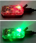 Arc V Pro Grade Multi Color Drone Strobe With Remote Control, 1000 Lumen Output, red and green LED lights activated