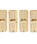 Pack of 4 Hidden Barrel Hinge For Jewelry Box And Cabinet Brass Concealed Hinges With 180 Degree Opening Copper Finish 0.8 By 1.8 Cm