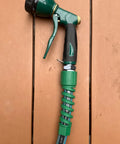 Heavy Duty Five Eighth Inch Garden Hose Fittings Kit Two Pack Metal Male Connectors With Bend Restrictor And Kink Absorber
