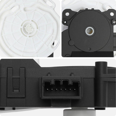 Aftermarket HVAC Air Door Actuator for Honda Accord 2008 2009 2010 2011, close-up of electrical connector and gears