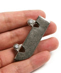 Close-up of stainless steel part from Full Extension Drawer Slides Set Four Pieces Stainless Steel Rollers With Detachable Quick Release Latches For Glass Sliding Doors And Cabinets 5mm Wheel Clamp Track Smooth Quiet Operation